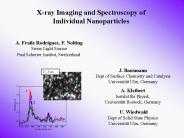 X-ray Imaging and Spectroscopy of