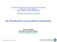 International Payments for Ecosystem Services IPES Publication Review Meeting UNEP, Geneva, 2829 Jan PowerPoint PPT Presentation