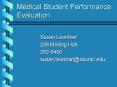 Medical Student Performance Evaluation PowerPoint PPT Presentation