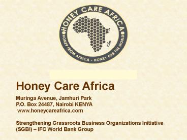 Honey Care Africa