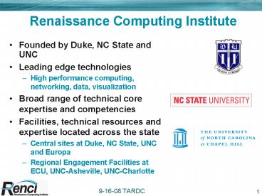 Founded by Duke, NC State and UNC