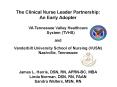 The Clinical Nurse Leader Partnership: PowerPoint PPT Presentation