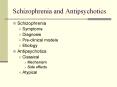 Schizophrenia and Antipsychotics PowerPoint PPT Presentation