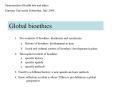 Global bioethics PowerPoint PPT Presentation