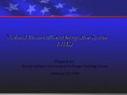 National Biosurveillance Integration System