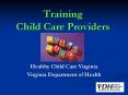 Training Child Care Providers PowerPoint PPT Presentation