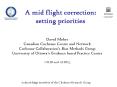 A mid flight correction: setting priorities PowerPoint PPT Presentation