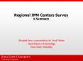 Regional IPM Centers Survey A Summary PowerPoint PPT Presentation