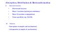 Absorption, Distribution PowerPoint PPT Presentation