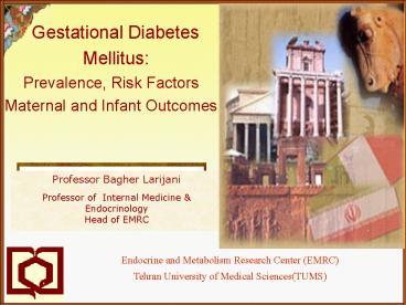 Gestational Diabetes