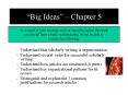 Understand that scholarly writing is argumentation PowerPoint PPT Presentation