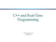 C   and Real-Time Programming