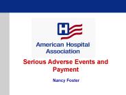Serious Adverse Events and Payment