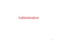 Authentication PowerPoint PPT Presentation