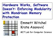 Hardware Works, Software Doesn't