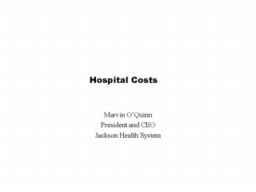 Hospital Costs