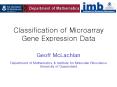Classification of Microarray Gene Expression Data PowerPoint PPT Presentation