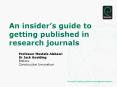 An insiders guide to getting published in research journals PowerPoint PPT Presentation