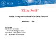 China RoHS PowerPoint PPT Presentation