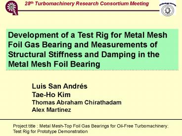 GAS FOIL BEARINGS FOR OILFREE ROTATING MACHINERY