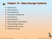 Chapter 14: Mass-Storage Systems