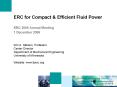 ERC for Compact PowerPoint PPT Presentation