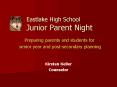 Eastlake High School Junior Parent Night PowerPoint PPT Presentation