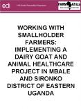 WORKING WITH SMALLHOLDER FARMERS: IMPLEMENTING A DAIRY GOAT AND ANIMAL HEALTHCARE PROJECT IN MBALE A PowerPoint PPT Presentation