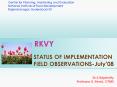 STATUS OF IMPLEMENTATION FIELD OBSERVATIONS-July PowerPoint PPT Presentation