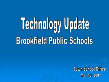 Brookfield Public Schools