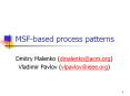 MSF-based%20process%20patterns PowerPoint PPT Presentation