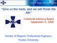 Society of Hispanic Professional Engineers Purdue University PowerPoint PPT Presentation
