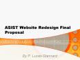 ASIST Website Redesign Final Proposal PowerPoint PPT Presentation