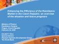 Enhancing the Efficiency of the Remittance Market in the Czech Republic: an overview of the situation and future programs PowerPoint PPT Presentation