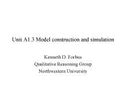 Unit A1.3 Model construction and simulation