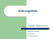 Anticoagulants