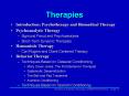 Therapies PowerPoint PPT Presentation