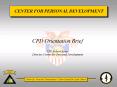 CENTER FOR PERSONAL DEVELOPMENT PowerPoint PPT Presentation