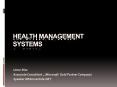 Health Management Systems PowerPoint PPT Presentation