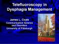 Telefluoroscopy in  Dysphagia Management PowerPoint PPT Presentation