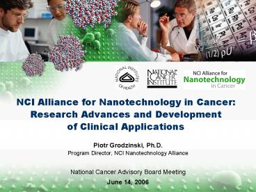 Piotr Grodzinski, Ph'D'