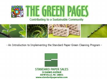 STANDARD PAPER SALES