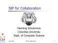 SIP for Collaboration PowerPoint PPT Presentation