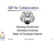SIP for Collaboration