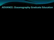 ADVANCE:%20Oceanography%20Graduate%20Education