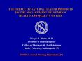 THE%20IMPACT%20OF%20NATURAL%20HEALTH%20PRODUCTS%20ON%20THE%20MANAGEMENT%20OF%20WOMEN PowerPoint PPT Presentation