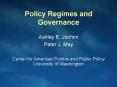 Policy Regimes and Governance PowerPoint PPT Presentation