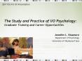 The Study and Practice of I/O Psychology: Graduate Training and Career Opportunities  PowerPoint PPT Presentation