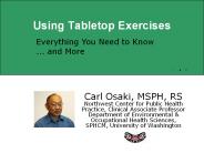 Using Tabletop Exercises