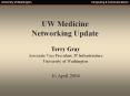 UW Medicine Networking Update PowerPoint PPT Presentation